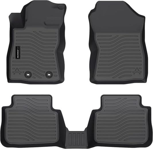 Auxko All Weather Floor Mats Fits for Subaru Crosstrek 2024 2025 2026 & Subaru Impreza 2024-2026 TPE Rubber Liners Accessoires All Season Guard Mats for 1st & 2nd Row