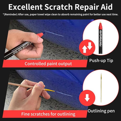 Carhoo B05 Monte Carlo Blue Touch Up Paint Compatible with BMW 3/5 Series/Alpina/M3/M5/X5/X6 (16ml)