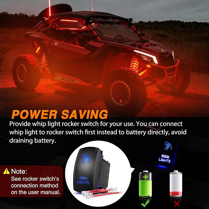Nilight RGB LED Rock Lights Kit 10 Pods Underglow Multicolor Neon Pod with Remote & Bluetooth App Control DIY Flashing Music Mode Wheel Well Light for Truck ATV UTV RZR SUV