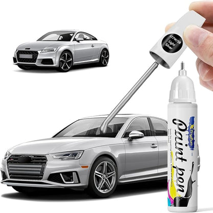 LY7W Light Silver Touch Up Paint Compatible with Audi, DIY Car Paint Scratch Repair, Quick & Easy Fix Automotive Scratch Repair for Q7/A3/A4/A6/A8/S4/S6/S8/TT/Quattro