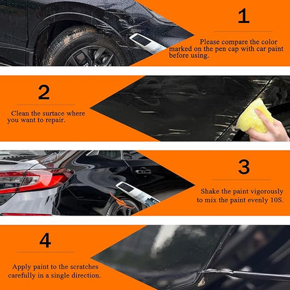 Still Night Pearl(B-575P) Touch Up Paint Compatible with Honda, Car Paint Pen Scratch Repair Two-In-One Touch Up Paint, Premium Car Scratch Remover for Deep Scratches
