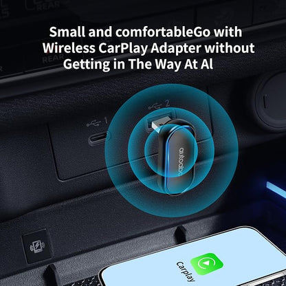 Wireless CarPlay/Android Auto 360 ° Rotation Mini Plug and Play Multicolour USB Dongle for OEM Wired CarPlay After 2016 Cars,Convert Wired to Wireless Keep Original Car Function