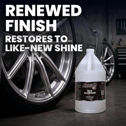 LANE'S New Aluminum Car Wheel Cleaner | Acid Rim Cleaner and Brightener | Brake Dust, Oxidation & Rust Remover for Motorcycles, Cars, Trucks | Shines & Eliminates Hard Scrubbing | 1 Gallon, 2 Pack