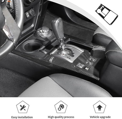 JWWY Interior Trim Kit Auto Interior Dress-Up Kit Decor Set Center Console Gear Shift Dashboard Panel Cover Trim for 2020-2023 Toyota 4runner Interior Accessories, ABS Carbon Fiber 28pcs