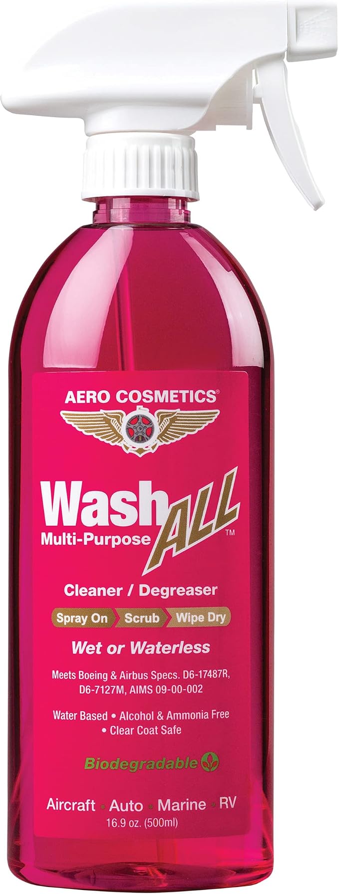 Aero Cosmetics Waterless Aircraft Wash Wax Starter Kit, Clean Aircraft Inside and Out. All Aircraft Surfaces, Including Windows, Leading Edges.