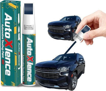 Midnight Blue Metallic(GLU/WA328E) Touch Up Paint Compatible with Chevrolet Car Paint Pen Scratch Repair Automotive Scratch Remover Fix Exact Color Match