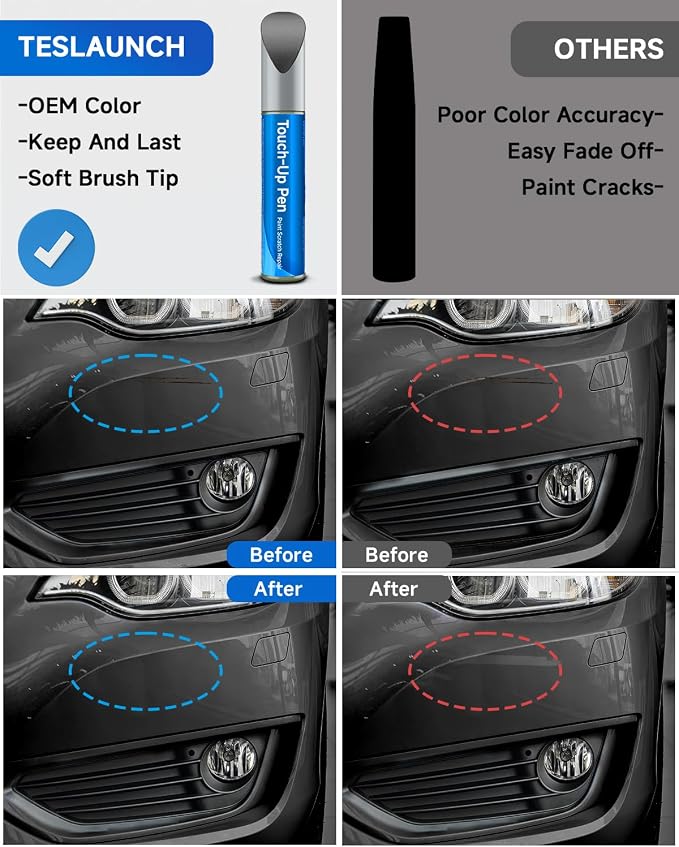 Touch Up Paint for BMW, Dark Graphite(A90) Exact Match Touch Up Paint Car Scratch Repair (Dark Graphite Metallic for 2019-2020 X5/X4/iX3/X2/X1)