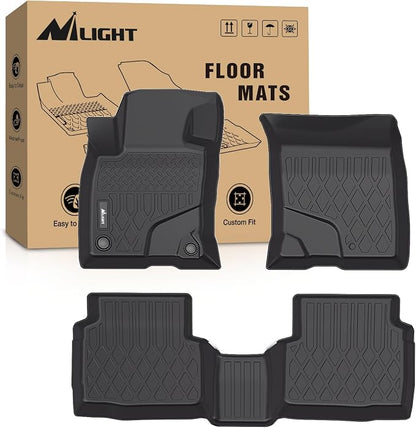 Nilight TPE Floor Mats for Ford Escape (NOT for Hybrid) 2020 2021 2022 2023 2024 2025 2026,All Weather Custom Fit Heavy Duty Floor Liners