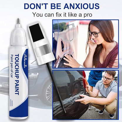 Sterling Metallic(GXD/WA130H) Touch Up Paint for GMC-Exact Match–Chips and Nicks Car Paint Scratch Repair Kit Automotive Paint Pen for Sierra 1500/2500 HD/Acadia/Canyon/Savana/Terrain