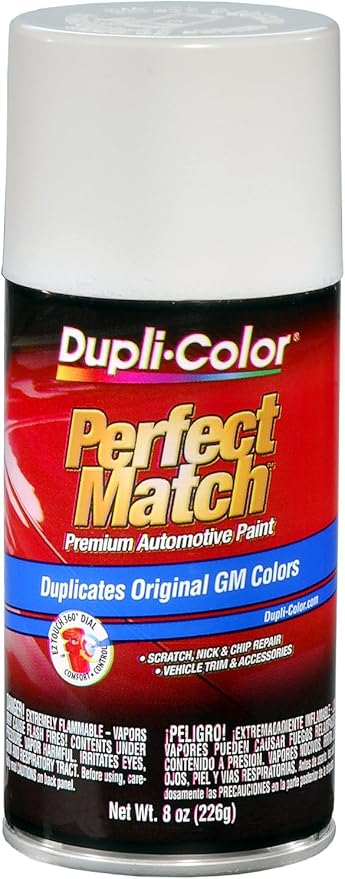 Dupli-Color (EBGM03387-6 PK) White General Motors Exact-Match Automotive Paint - 8 oz. Aerosol, (Case of 6)