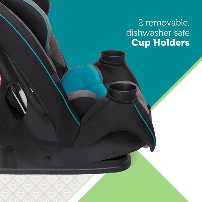 Safety 1st Grow and Go All-in-One Convertible Car Seat, Rear Facing, 5-40 lbs, Forward Facing (30–65 lbs), High Back Booster Seat 40-100 pounds, Alaskan Blue