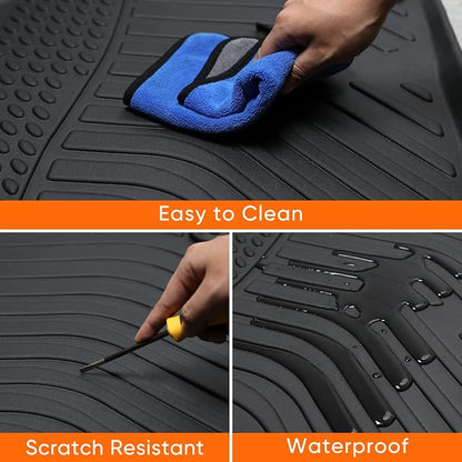 for Chevy Traverse 2018-2023 Floor Mats & Cargo Liner ONLY for 7 Seats Bucket Seats, All Weather TPE Rubber Mats for Chevy/for Chevrolet Traverse Accessories (Fit 2024 Traverse Limited)