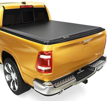 YITAMOTOR Soft Roll Up Truck Bed Tonneau Cover Compatible with 2003-2026 Dodge Ram 2500 3500, Fleetside 6.4 ft Bed Without RamBox