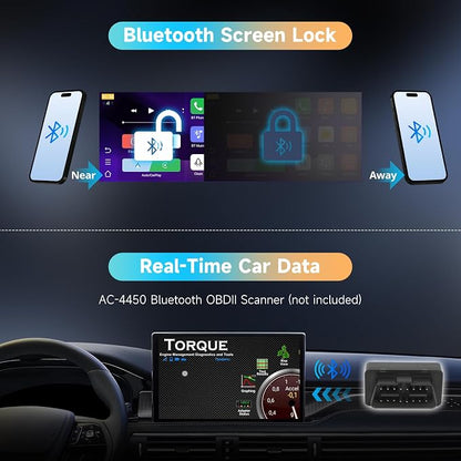 ATOTOZONE AD5 Wireless CarPlay Adapter & Android Auto Wireless Adapter, 2025 Upgrade Plug & Play AI Box CarPlay, Smart Box Compatible with YouTube, Dual Wi-Fi, ChatGPT