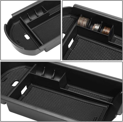 DNA MOTORING ZTL-Y-0005 Center Console Armrest Organizer Tray [for 18-19 C-HR],Black