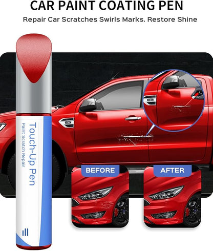 PQ Race Red Touch Up Paint Compatible with Ford Exact Match–Chips and Nicks Touch Up