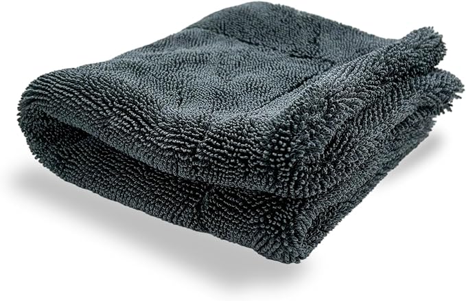 Microfiber Towels for Cars, 1200 GSM Ultra Thick 12.2"x12.2" Soft Car Detailing Drying Towel, Super Absorbent Double Twisted Loop Cloth Cleaning Towel for Car Truck SUV