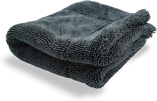 Microfiber Towels for Cars, 1200 GSM Ultra Thick 12.2"x12.2" Soft Car Detailing Drying Towel, Super Absorbent Double Twisted Loop Cloth Cleaning Towel for Car Truck SUV