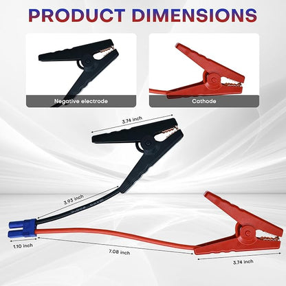 Smart Jump Starter Clamps,EC5 Heavy Duty Jump Starter Automotive Booster Clamp Cables Replacement Alligator Clamps