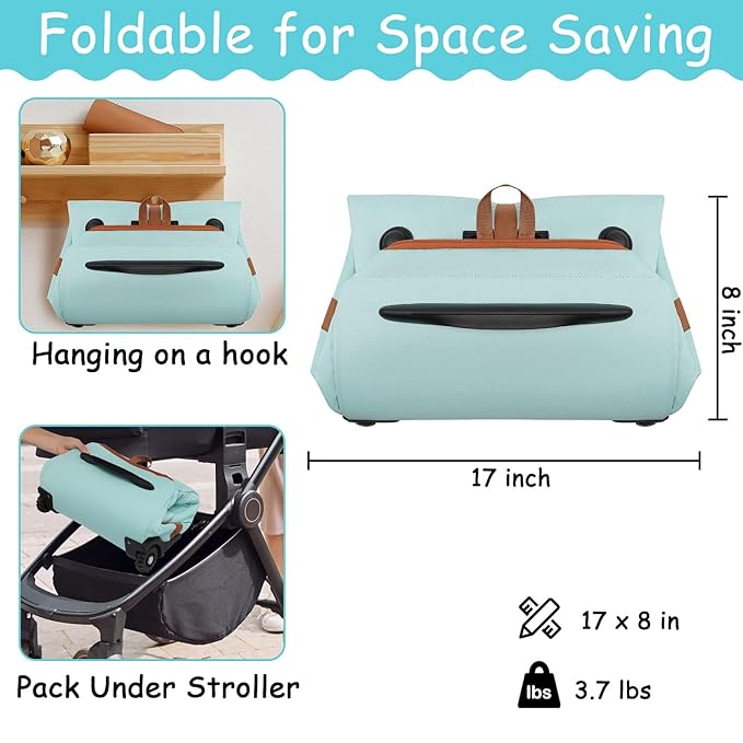 SCTEL Car Seat Travel Bag for Airplane Compatible with Most Infant Car Seats, Padded Car Seat Cover Bag, Carseat Gate Check Bag for Road Travel