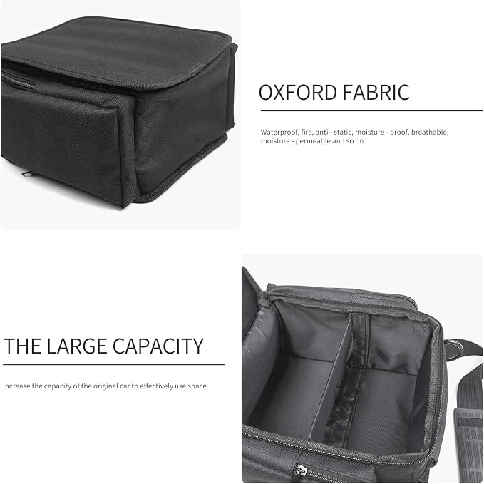 For JK JL Under Seat Storage Bag for Jeep Wrangler JK JKU JL JLU Sports Sahara Freedom Rubicon X & Unlimited 2007-2017 2018 2019 2020 2021 2022 2023 2024 2025+ Portable Backseat Tools Organizer Pocket