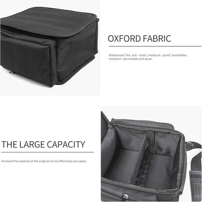 For JK JL Under Seat Storage Bag for Jeep Wrangler JK JKU JL JLU Sports Sahara Freedom Rubicon X & Unlimited 2007-2017 2018 2019 2020 2021 2022 2023 2024 2025+ Portable Backseat Tools Organizer Pocket