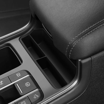 smabee Center Console Organizer Compatible with Kia Sorento 2021-2025 2026 Storage Box Accessories TPE Storage Tray Insert Interior Black