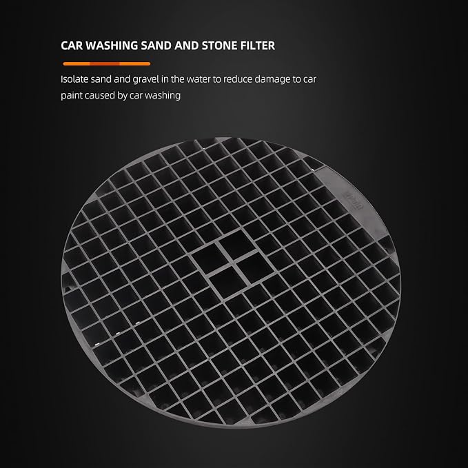 SPTA Car Wash Bucket Insert, 1Pc Car Washing Grit Trap, Car Wash Filter, Filter for Dust and Dirt, Car Cleaning Tool for Separating Gravel, Suitable for Cars Cleaning and Care Work