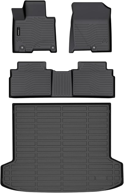 Auxko All Weather Floor Mat & Cargo Mat Fit for 2026 2025 2024 2023 2022 Hyundai Tucson PHEV TPE Liner Tucson Accessory Set All Season Odorless Anti-Slip Floor Trunk Liner
