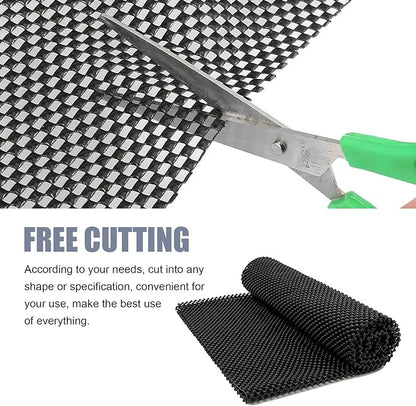 Car Roof Rack Pads, 47" x 39" Non-Slip Roof Cargo Bag Protective Mat, PVC Soft Shell Roof Cushioned Protection Layer Accessories for Rooftop Cargo Bag, Fit for SUVs, Sedans, Trucks (Black)