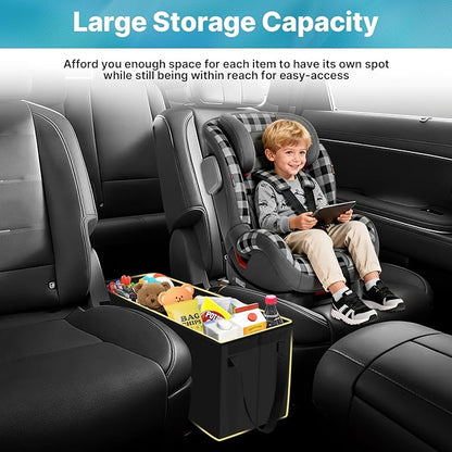 Mixsuper Liner Car Seat Organizer for 2026 Hyundai Palisade LX3, Console Organizer Backseat Box for Palisade LX3, Kids Toys Baby Supplies Dog Toy Box Storage Bin Travel Accessories