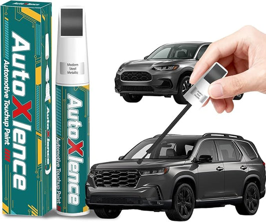 NH-797M Modern Steel Metallic Touch Up Paint Compatible with Honda Car Paint Pen Scratch Repair Automotive Scratch Remover Fix Exact Color Match