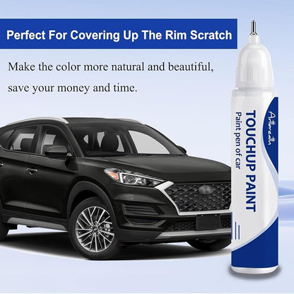 Black Noir(NKA/MJB) Touch Up Paint for Hyundai-Exact Match–Chips and Nicks Car Paint Scratch Repair Kit Automotive Paint Pen for Accent/Creta/Elantra/TUCSON/SANTA