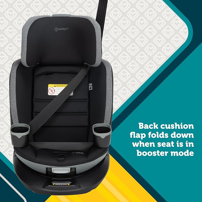 Safety 1st Turn and Go 360 DLX 360 Car Seat, Rotating All-in-One Convertible Car Seat, Sand Bucket
