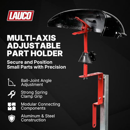 Lauco Paint-N-Stick Side View Mirror Paint Stand Holder with Clamp, ﻿Autobody Repair ﻿Paint Plier with Holder Set PPH0216