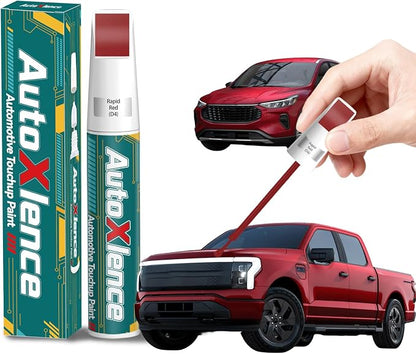 Rapid Red(D4) Touch Up Paint Compatible with Ford Car Paint Pen Scratch Repair Automotive Scratch Remover Fix Exact Color Match