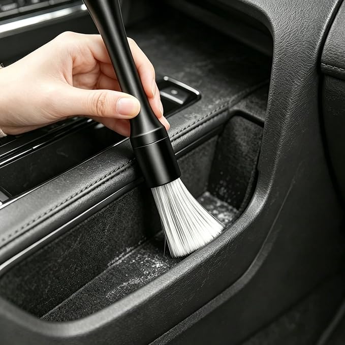 Yamrots Car Detailing Brush Set, 5PCS Car Interior Detailing Kit Tools for Automotive Interior Exterior Trim Rim Dashboard Air Vents Cleaning