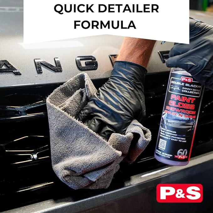 Paint Gloss Showroom Spray N Shine – Quick Detail Sprayer for Car Paint, Water-Based Spray to Remove Dust Fingerprints & Smudges, Enhances Shine Without Full Detail
