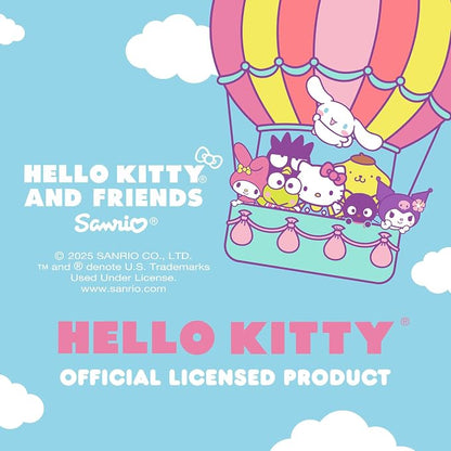 Hello Kitty and Friends Steering Wheel Cover, Universal Fit Cute Accessories for Women, Stylish Decor Gift Hello Accessories - Fits Standard Wheels 14.5"-15"