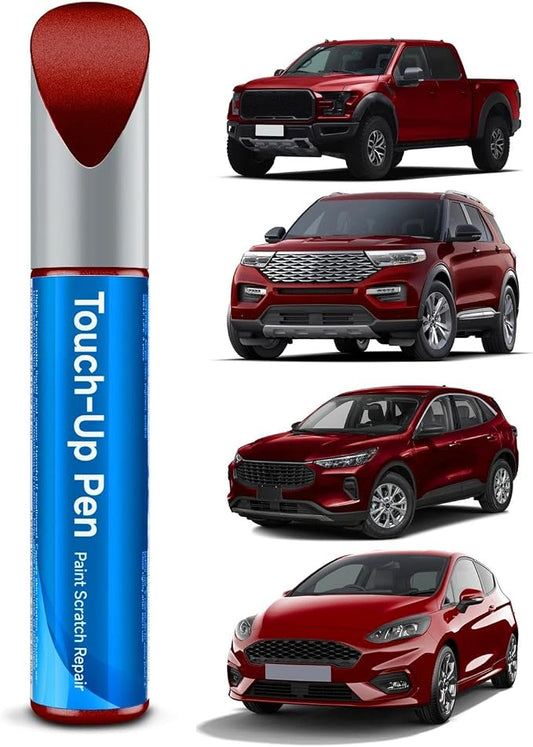 E4/F1/6D/M6886/M6470/6470C Vermillion Red Touch Up Paint Compatible with Ford Exact Match Touch Up Paint Car Scratch Repair