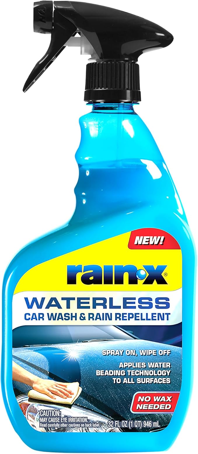 Rain-X 620100 Waterless Car Wash and Rain Repellent, 32 fl. oz.