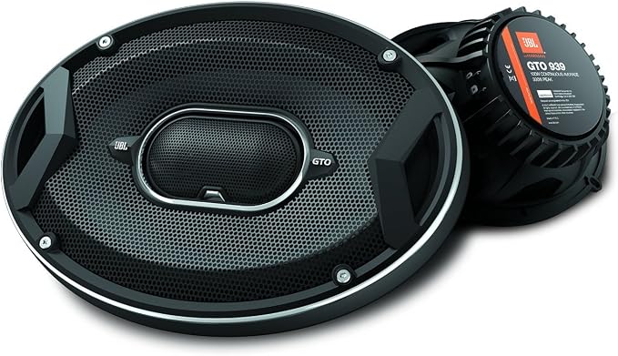 JBL GTO939 GTO Series 6x9" 300W 3 Way Black Car Coaxial Audio Speakers Stereo