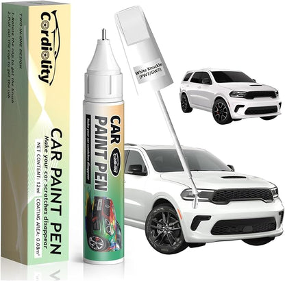 White Knuckle(PW7/GW7) Touch Up Paint Pen for Dodge,Car Paint Scratch Repair Pen Quick and Easy Fix Auto Paint Scratch