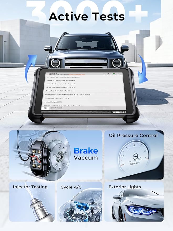 THINKCAR Bidirectional OBD2 Scanner Diagnostic Tool 689BT - All System Scan Tool with Bluetooth 5.0, 3000+ Active Tests,ECU Coding, 34+ Services, FCA, CAN-FD and DoIP, Wireless Update