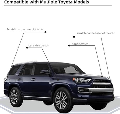Dark/Nautical Blue Metallic(8S6) Car Paint Touch Up Pen Compatible with Toyota, 2-In-1 Color Accurate Touch Up Car Scratch Repair Paint Exact Match Toyota Series Automotive Scratch Remover for Nicks&Chips Repair