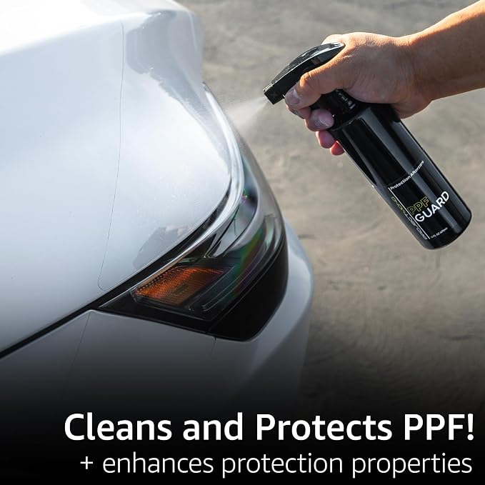 Project Mono PPF Guard - PPF Cleaner Spray that Restores & Enhances Hydrophobic Protection | Made for All Paint Protection Film for Cars | Easy Spray & Wipe Application - 16 fl oz