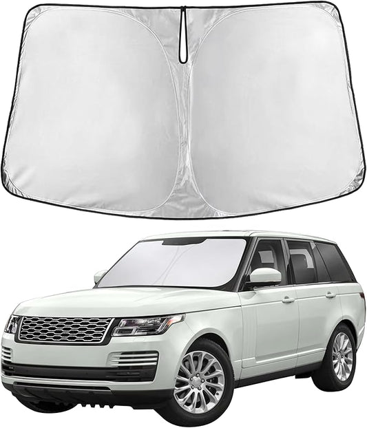 EcoNour Windshield Sunshade Compatible for Land Rover Range Rover (NOT for Range Rover Sport) 2013-2019 2020 2021, Sun Visor for Front Window Sun Shade Cover, UV Heat Protector, Car Accessories