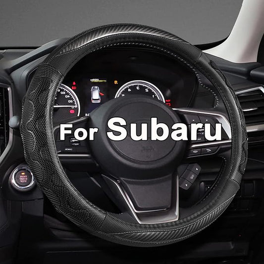 GIANT PANDA Steering Wheel Cover for Subaru Forester, Car Steering Wheel Cover for Subaru Outback and Crosstrek - Gray
