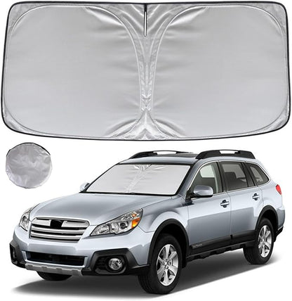 KAYZT Windshield Sun Shade for 2010-2014 Su-baru Outback Foldable Sunshade Front Window Custom Fit Car Accessories