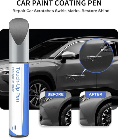 1G3 Magnetic Gray Metallic Touch Up Paint Compatible with Toyota Exact Match Chips and Nicks Touch Up